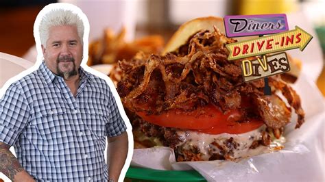 guy-fieri-tries-a-beer-battered-burger-youtube image
