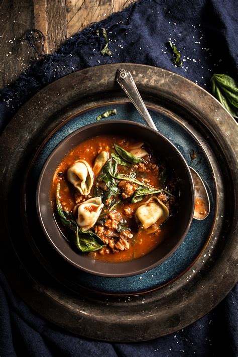 tortellini-soup-with-ground-turkey-and-spinach-regan image