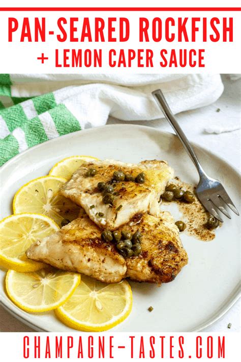 pan-seared-rockfish-with-lemon-caper-sauce-champagne-tastes image