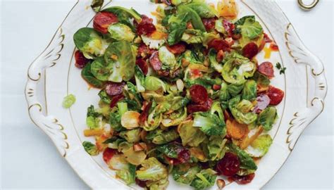 brussels-sprout-leaves-with-chorizo-and-toasted-almonds image