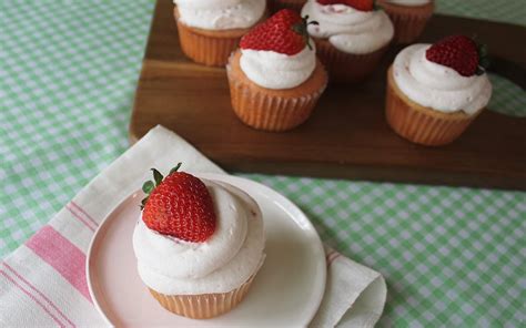 how-to-make-strawberry-cupcakes-taste-of-home image