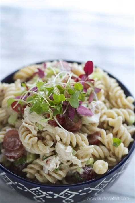 chicken-pasta-salad-with-pecans-laurens-latest image