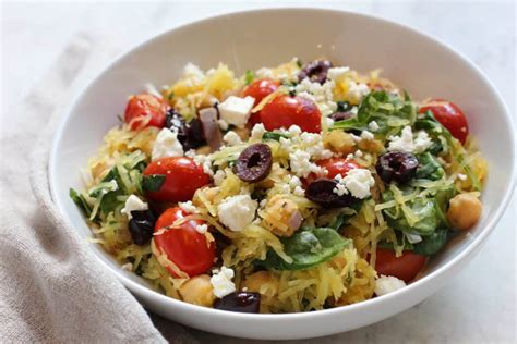 greek-spaghetti-squash-salad-fully-mediterranean image