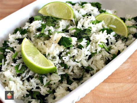 garlic-and-lime-cilantro-rice-lovefoodies image