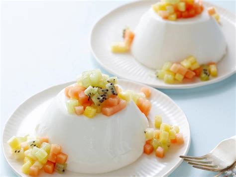 coconut-panna-cotta-with-tropical-fruit image