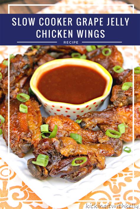 slow-cooker-grape-jelly-chicken-wings image