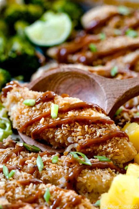 one-pan-thai-peanut-coconut-chicken-with-pineapple image
