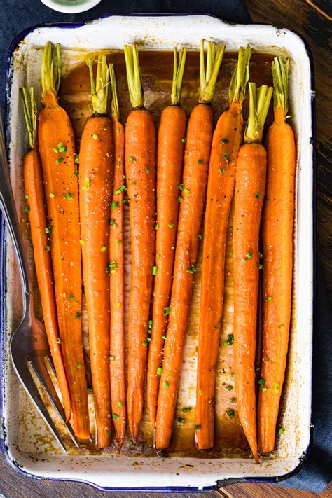 brown-butter-glazed-carrots-recipe-caramelized image