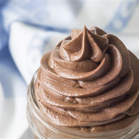 easy-chocolate-frosting-fluffy-rich image