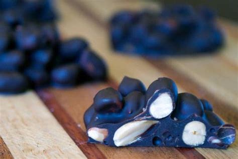 dark-chocolate-peanut-clusters-recipe-uncle-jerrys image