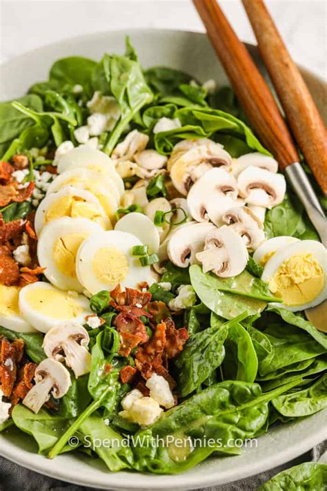 spinach-salad-dressing-ready-in-15-minutes-spend image