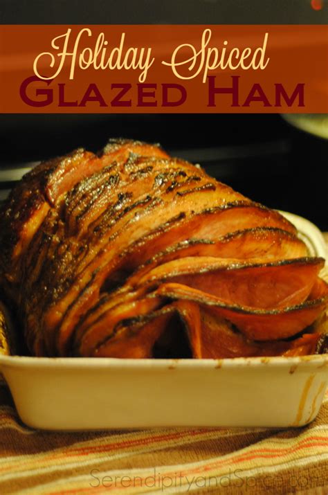 holiday-spiced-glazed-ham-recipe-serendipity-and-spice image