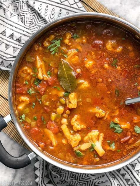 moroccan-lentil-and-vegetable-soup-budget-bytes image