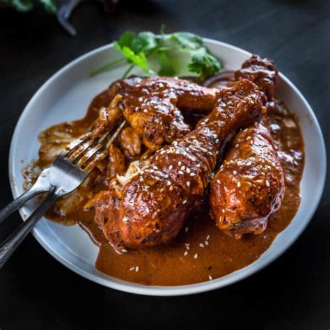 mexican-chicken-mole-recipe-with-dark-chocolate image