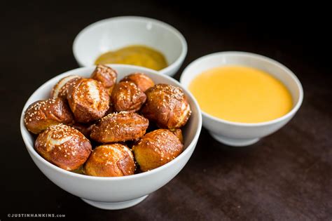 soft-pretzel-bites-recipe-with-cheddar-cheese-dip image
