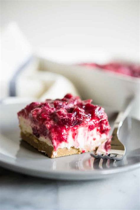 no-bake-cranberry-cheesecake-bars-fed-fit image