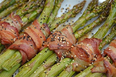 garlic-honey-bacon-wrapped-asparagus-best image