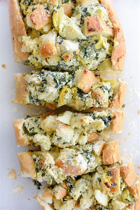 spinach-artichoke-stuffed-bread-foodiecrushcom image