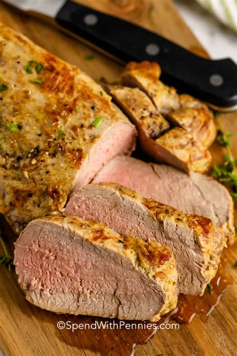 roast-pork-tenderloin-with-dijon-sauce-easy-to-make image