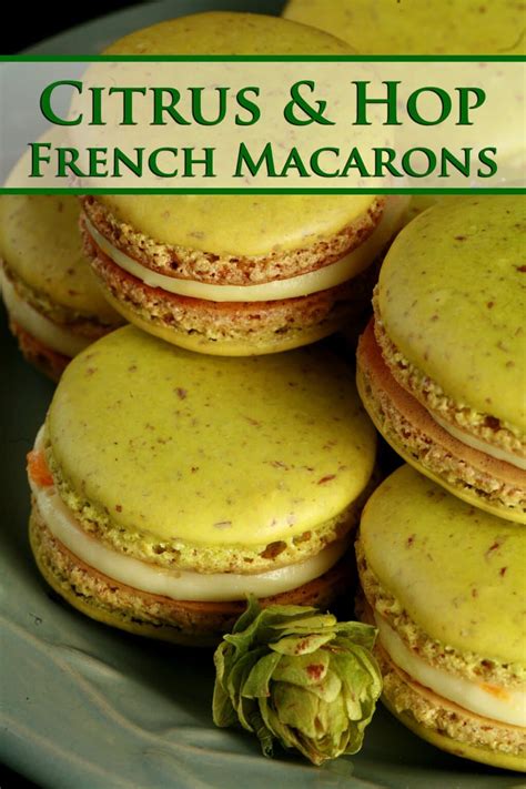 hoppy-citrus-french-macarons-recipe-celebration image