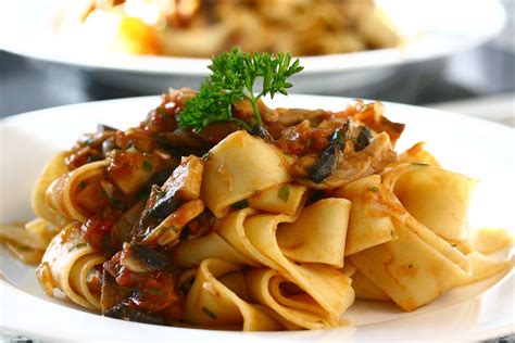 pappardelle-pasta-in-wild-mushroom-sauce image