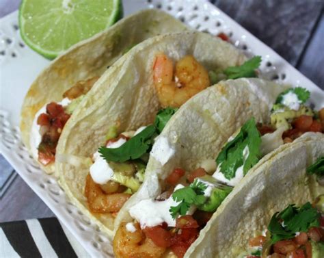 quick-and-easy-chipotle-shrimp-tacos-with-lime-crema image