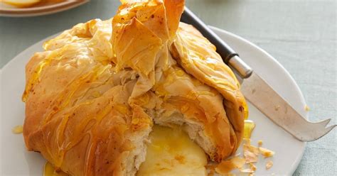 phyllo-wrapped-baked-brie-recipe-yummly image