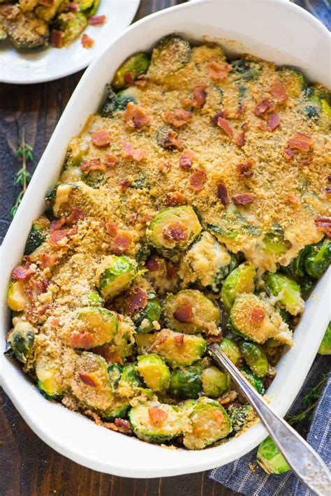 brussels-sprouts-casserole-with-bacon-wellplatedcom image