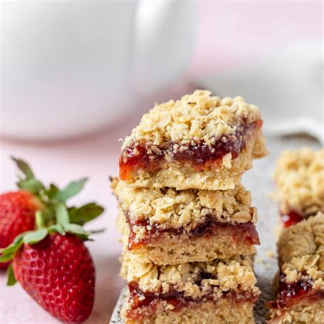 5-ingredient-strawberry-crumble-bars-wholesome image