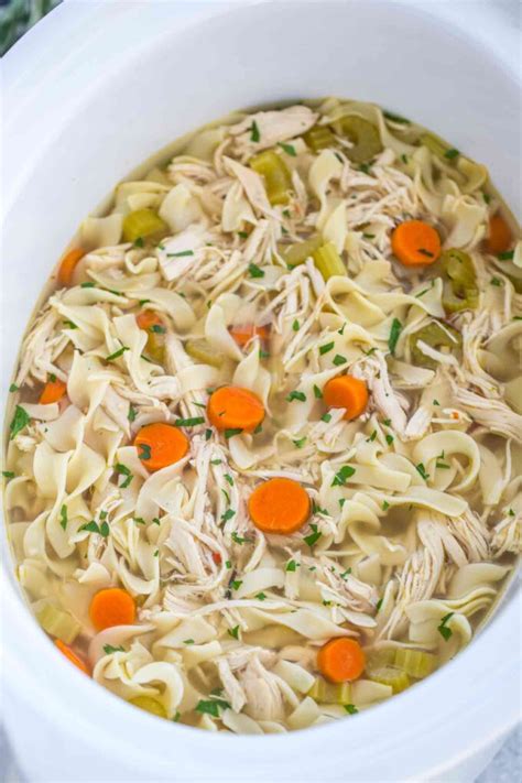 crockpot-chicken-noodle-soup-video-sweet-and image