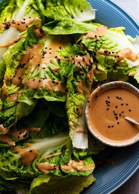 spicy-joints-creamy-sesame-sauce-lettuce-salad image