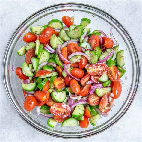 the-best-cucumber-and-tomato-salad-healthy image