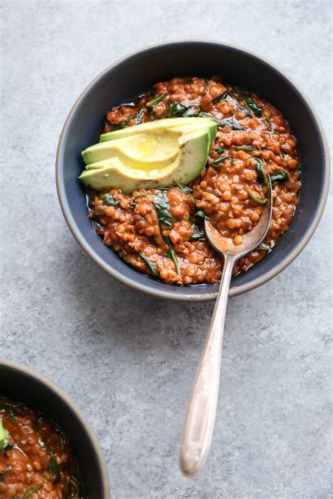 filling-nourishing-red-lentil-curry-with-spinach image