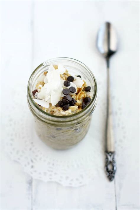 chocolate-chip-coconut-overnight-oats-the-pretty-bee image