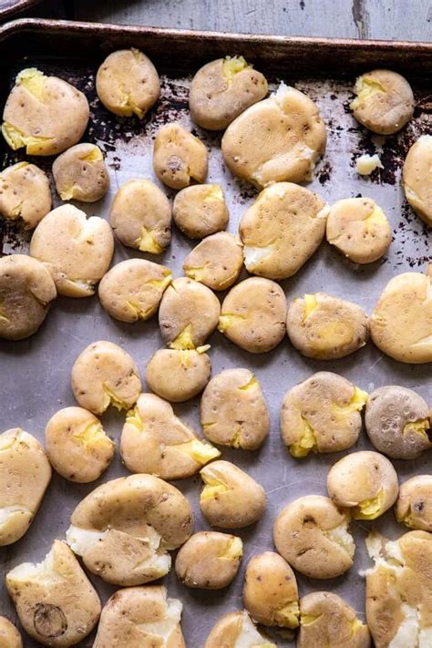 crispy-salt-and-vinegar-smashed-potatoes-half-baked-harvest image