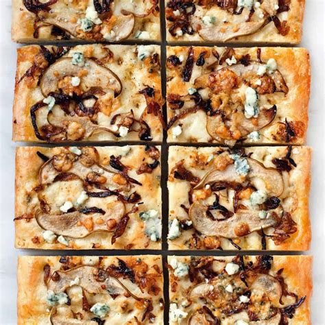 pear-blue-cheese-onion-focaccia-last-ingredient image