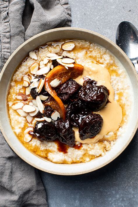 oatmeal-with-california-stewed-prunes-flourishing image
