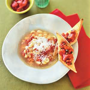 quick-pasta-e-fagioli-with-parmesan-recipe-myrecipes image