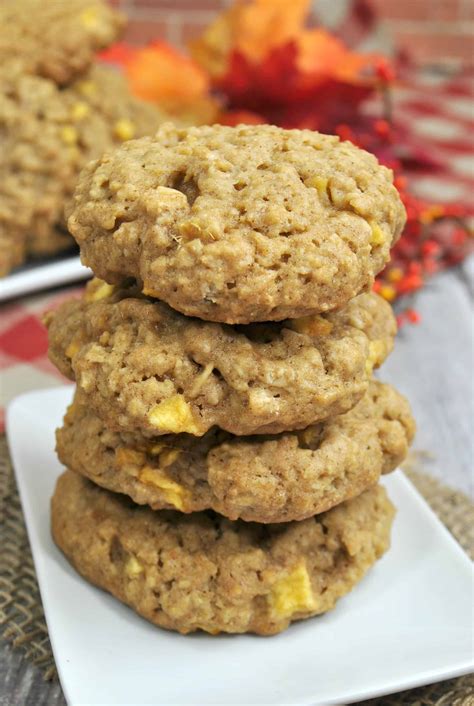 fresh-apple-oatmeal-cookies-recipe-sweet-peas image