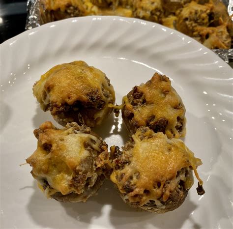 simple-stuffed-mushrooms-with-sausage-and-cream-cheese image