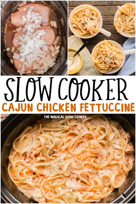 slow-cooker-cajun-chicken-fettuccine-alfredo image