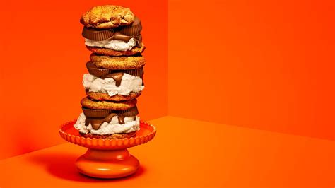 reeses-peanut-butter-cup-ice-cream-sandwich image