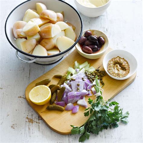 creamy-potato-salad-with-olives-cornichons-and image