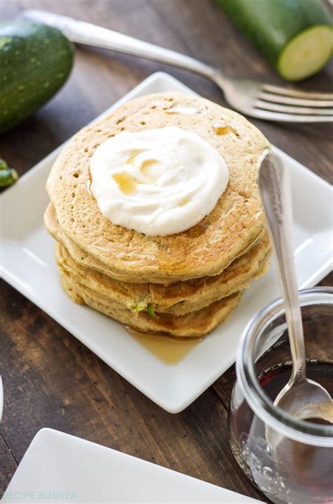 zucchini-bread-pancakes-with-maple-cream-cheese image