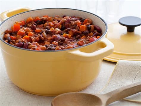three-bean-and-beef-chili-recipes-cooking-channel image