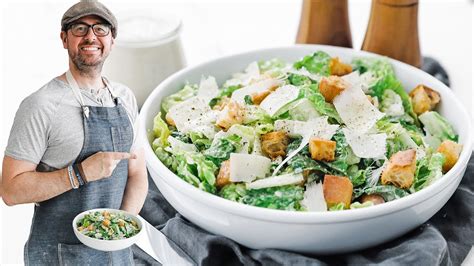 classic-homemade-caesar-salad-recipe-youtube image