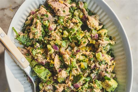 avocado-tuna-salad-recipe-extra-creamy-the-kitchn image