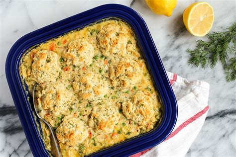 turkey-and-biscuits-casserole-with-lemon-and-dill-the image