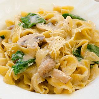 fettuccine-pasta-with-mushrooms-and-spinach image