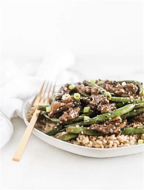 easy-sesame-ginger-beef-and-green-beans-lively-table image